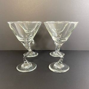 Vintage martini glasses